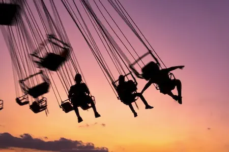 Amusement Park Swing